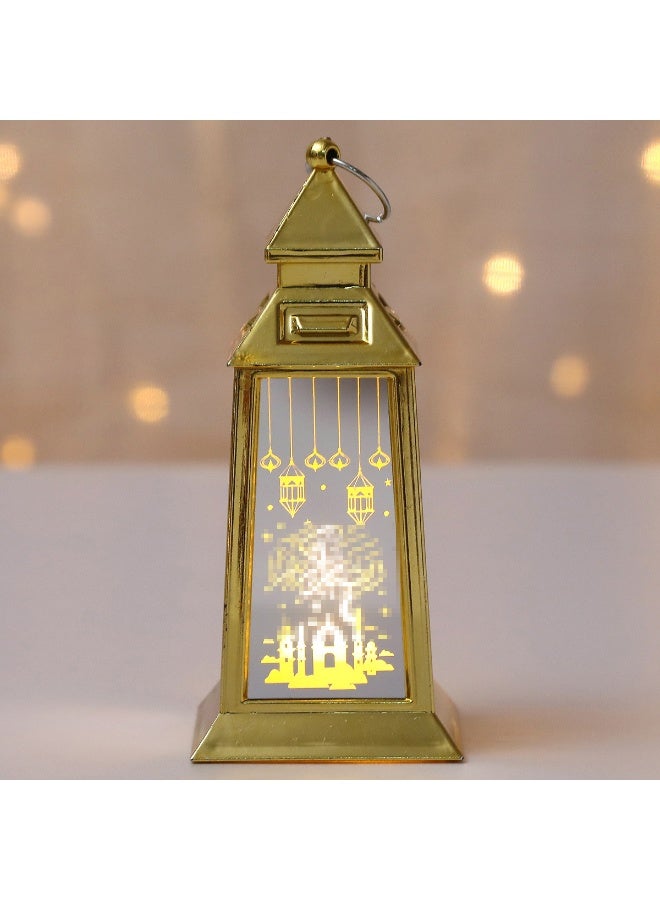 فوانيس رمضان، زينة إضاءة رمضان، فوانيس LED بتصميم مجوف للعطلات، زينة طاولة لاحتفالات رمضان